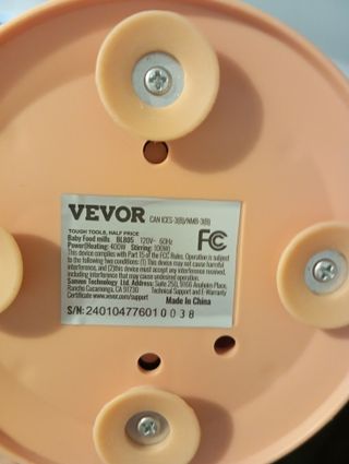 Procesador Alimentos Bebé VEVOR