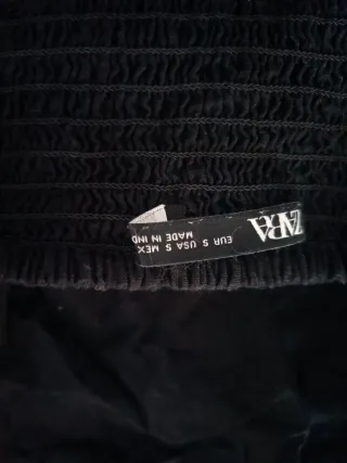 Top verano negro con bordado