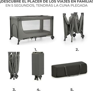 Cuna de Viaje Kinderkraft Joy 2 para Bebes