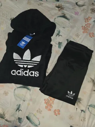 Conjunto Adidas Mujer Negro