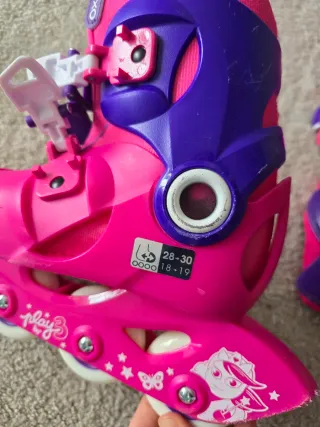 Patines Oxelo niña Talla 28-30 + Protecciones