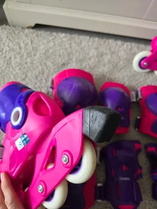 Patines Oxelo niña Talla 28-30 + Protecciones