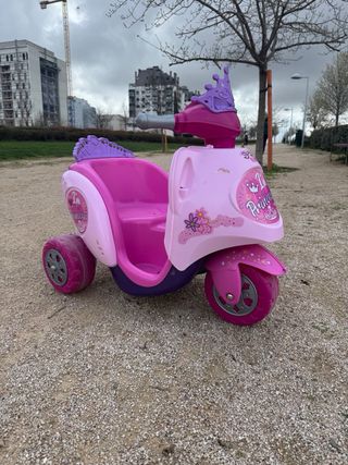 Moto correpasillos Princesa rosa