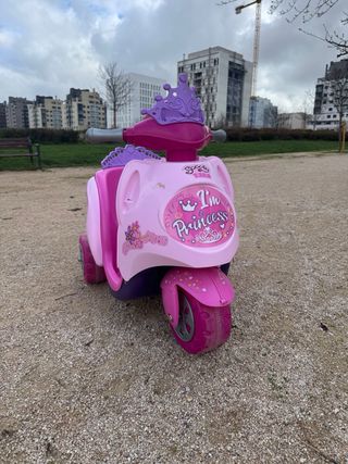 Moto correpasillos Princesa rosa