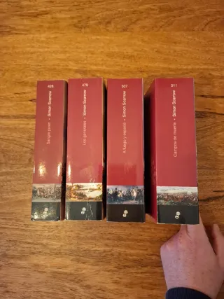 Los 4 tomos de los generales.