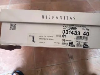 Botas Hispanitas Negras Talla 40