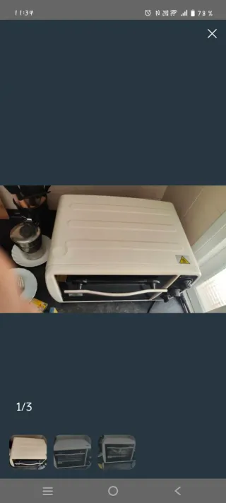 Horno eléctrico blanco Selecline