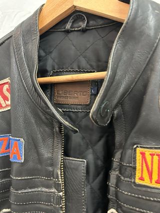 Chaqueta Moto Custom Cuero