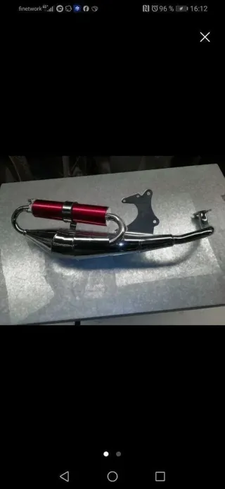 Tubo de escape Yamaha minarelli