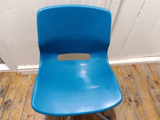 Silla de escritorio Ikea SNILLE azul