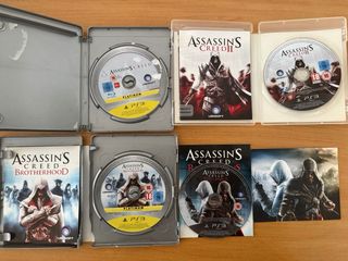 Lote 4 juegos Assassin's Creed PS3
