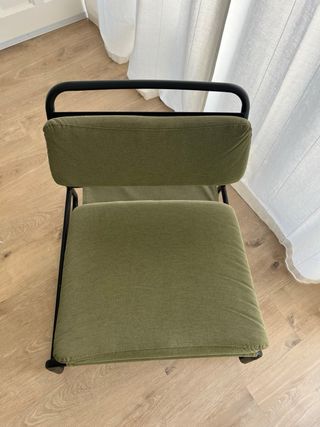 Butaca IKEA LINNEBÄCK verde oliva.