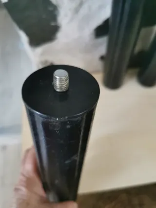 4 Patas para Somier Negras