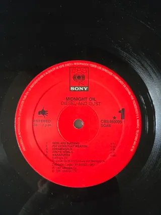 Vinilo Midnight Oil - Diesel and Dust