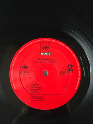Vinilo Midnight Oil - Diesel and Dust
