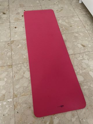 Esterilla y bloque de corcho yoga