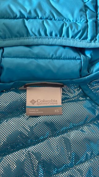 Chaqueta Columbia Mujer con Capucha Azul