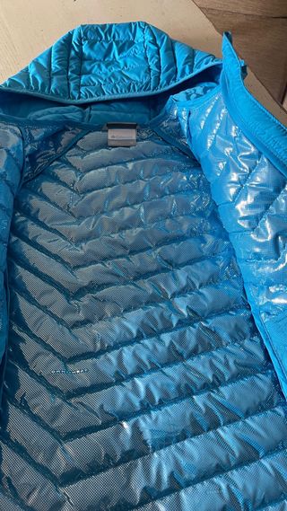 Chaqueta Columbia Mujer con Capucha Azul