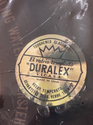Juego Vajilla Duralex Ondas Vintage Marrón