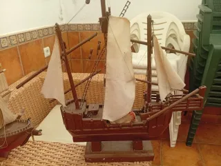 Maqueta Barco Madera para Restaurar