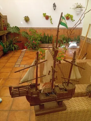 Maqueta Barco Madera para Restaurar