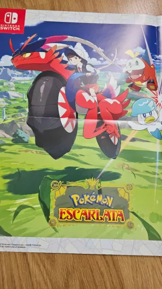 Póster Pokémon Escarlata y Púrpura