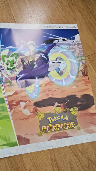 Póster Pokémon Escarlata y Púrpura