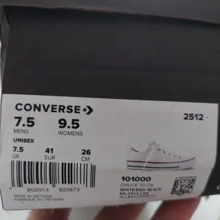 Converse All Star Blancas Talla 41