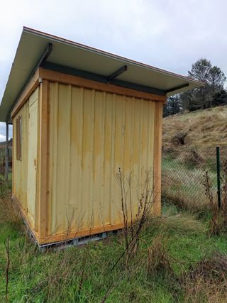 Caseta prefabricada 4x2.5m con porche