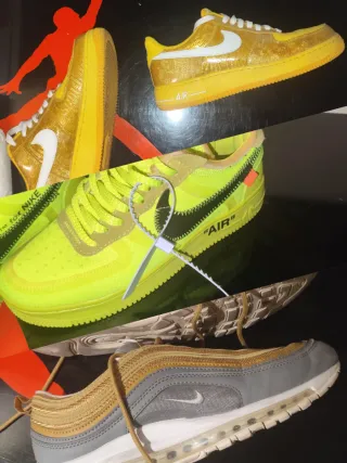 Pack- 2 Zapatillas Nike Air Force 1, 1 Air max 97.