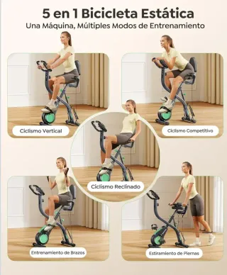 Bicicleta Estática Plegable 2026