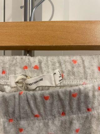 Pijama Mujer J'aime Moi Gris Corazones