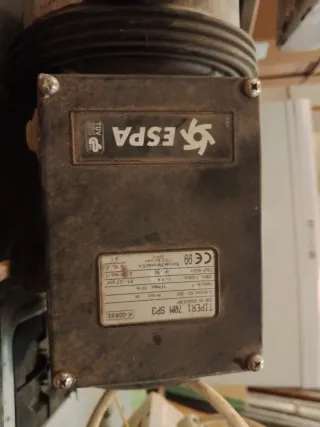 Bomba de agua industrial