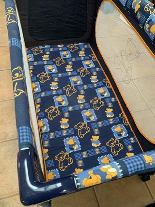 Cuna de viaje con ositos