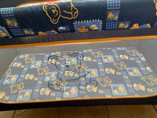 Cuna de viaje con ositos