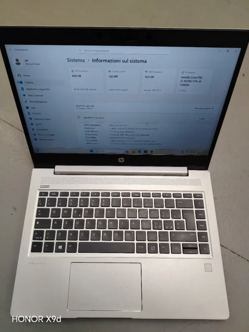 HP ProBook 440 G7 i5 SSD 850GB RAM 16GB
