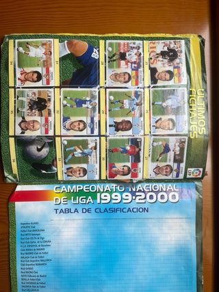 Álbum Cromos Liga 1999-2000 Oficial