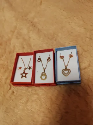 Conjuntos Acero Dorado