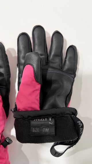 Guantes Gore-Tex Matt Rosas y Negros