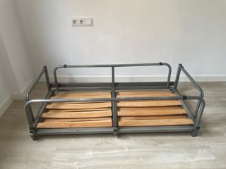 Cama Plegable Matrimonio somier laminas
