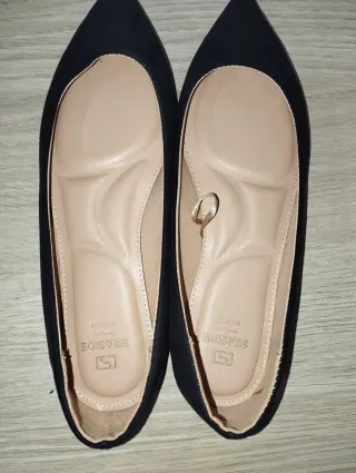 Bailarinas negras punta fina