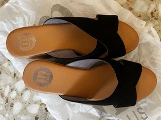M PLUS Zapatos de Plataforma Negros Talla 40