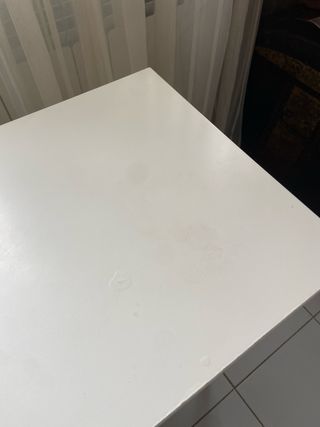 Mesita Noche Hemnes Ikea Madera Blanca 46x35cm