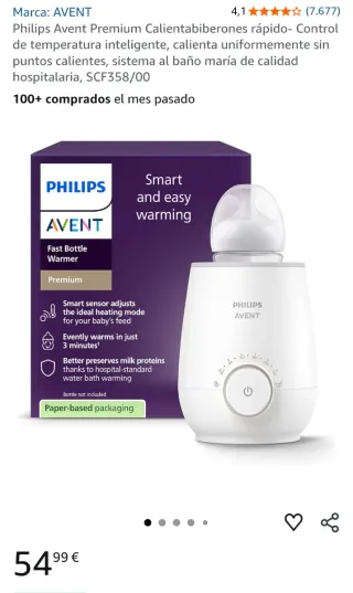Calentador Biberones Philips Avent SCF358/00