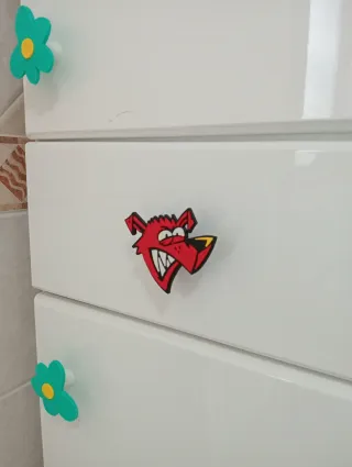 Tirador Perro Rojo Dibujo Animado