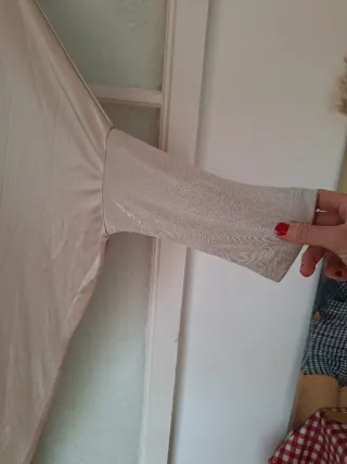 Vestido túnica Mango T. 40 a estrenar, satinado