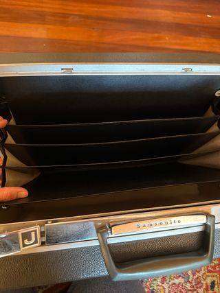 Maletín Samsonite Vintage Negro