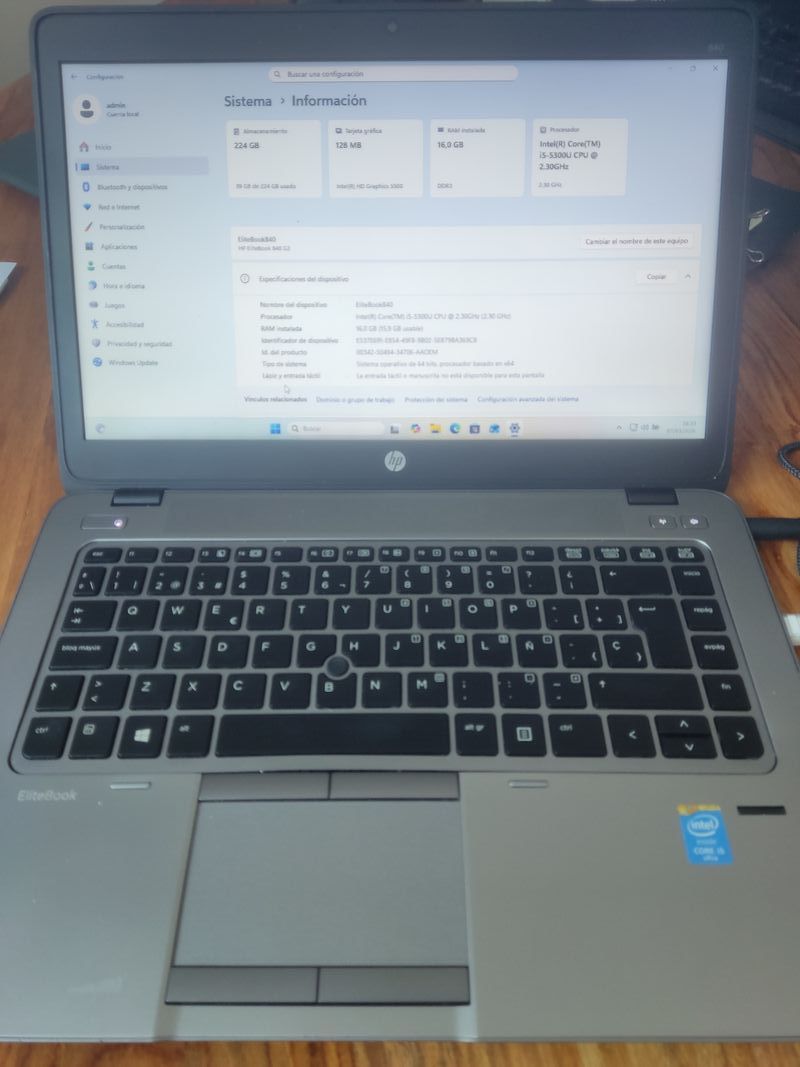 Portátil HP Elitebook 840 G2