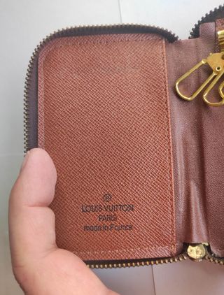 Monedero Louis Vuitton M60067 Cremallera Marrón