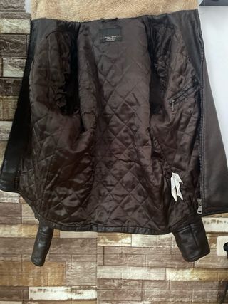 Cazadora Zara Man Talla L con Cuello Borreguito